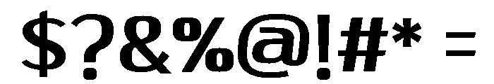 High1 Wonchuri Title Bold Font OTHER CHARS