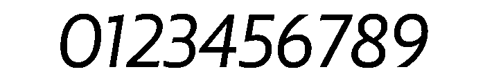 Highgate Variable Italic Font OTHER CHARS