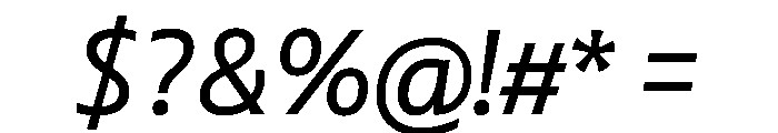 Highgate Variable Italic Font OTHER CHARS