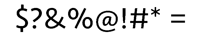 Highgate Variable Regular Font OTHER CHARS