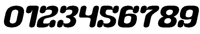 HIGH ENERGY Bold Italic Font OTHER CHARS