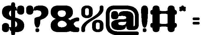 HIGH ENERGY Bold Font OTHER CHARS