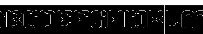 HIGH ENERGY-Hollow-Inverse Font UPPERCASE