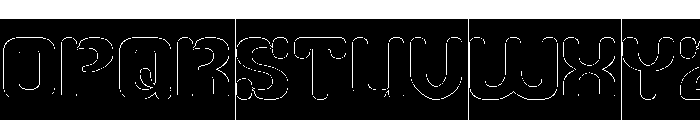 HIGH ENERGY-Hollow-Inverse Font UPPERCASE