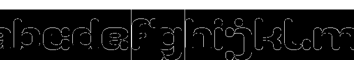 HIGH ENERGY-Hollow-Inverse FONT