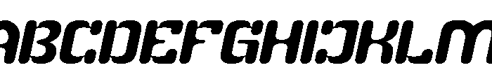 HIGH ENERGY Italic Font UPPERCASE