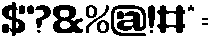 HIGH ENERGY-Light Font OTHER CHARS