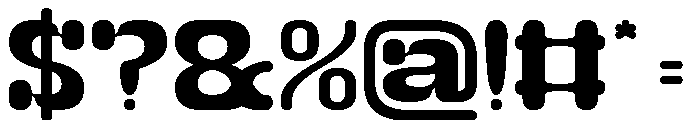 HIGH ENERGY Font OTHER CHARS