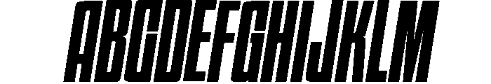 HIGHBRIX Bold Italic Font UPPERCASE