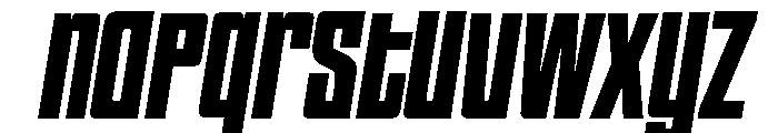 HIGHBRIX Bold Italic Font LOWERCASE