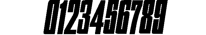 HIGHBRIX Extra Bold Italic Font OTHER CHARS