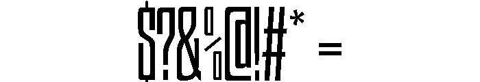 HIGHBRIX Extra Light Font OTHER CHARS
