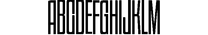 HIGHBRIX Extra Light Font UPPERCASE