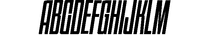 HIGHBRIX Italic Font UPPERCASE