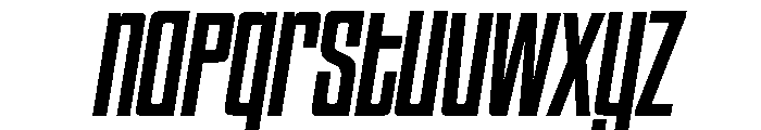 HIGHBRIX Italic Font LOWERCASE