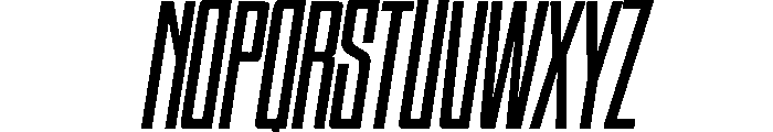 HIGHBRIX Light Italic Font UPPERCASE