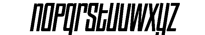 HIGHBRIX Light Italic Font LOWERCASE