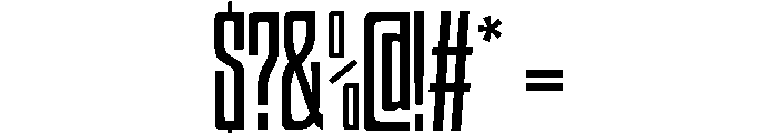 HIGHBRIX Light Font OTHER CHARS