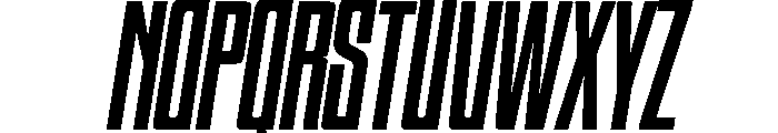 HIGHBRIX Medium Italic Font UPPERCASE