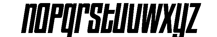 HIGHBRIX Medium Italic Font LOWERCASE