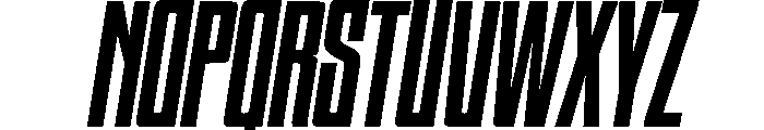 HIGHBRIX Semi Bold Italic Font UPPERCASE