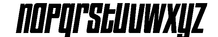 HIGHBRIX Semi Bold Italic Font LOWERCASE