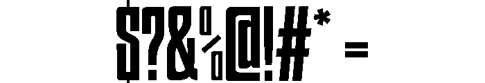 HIGHBRIX Semi Bold Font OTHER CHARS