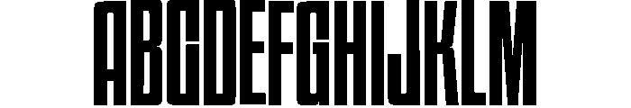 HIGHBRIX Semi Bold Font UPPERCASE