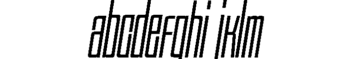 HIGHBRIX Thin Italic FONT