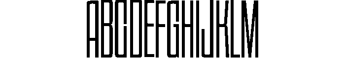 HIGHBRIX Thin Font UPPERCASE