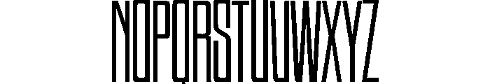 HIGHBRIX Thin Font UPPERCASE