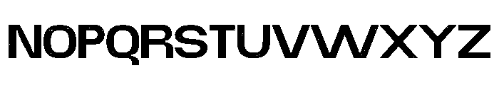 HIMER Grunge Font UPPERCASE