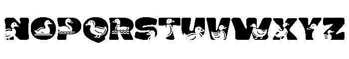 Hi Duck Font UPPERCASE