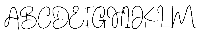 Hi Friends Font UPPERCASE