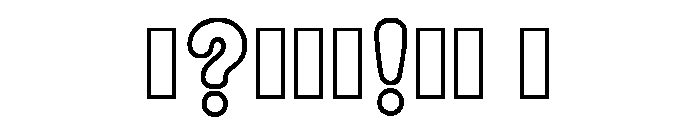Hiba Regular Font OTHER CHARS