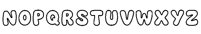 Hiba Regular Font LOWERCASE