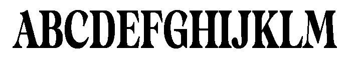 Hibrida Font UPPERCASE