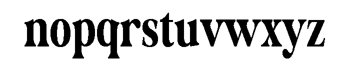 Hibrida Font LOWERCASE