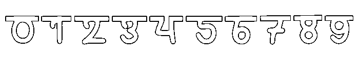 Hida Outline Font OTHER CHARS