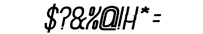 Hidden Beauty Bold Italic Font OTHER CHARS