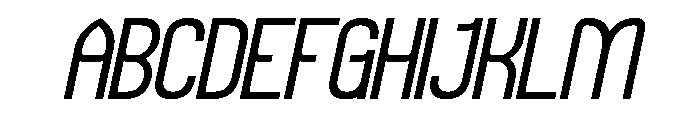Hidden Beauty Bold Italic Font UPPERCASE