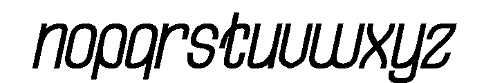Hidden Beauty Bold Italic Font LOWERCASE
