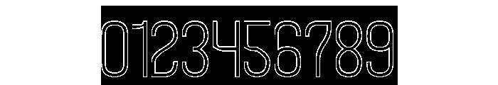 Hidden Beauty-Hollow-Inverse Font OTHER CHARS