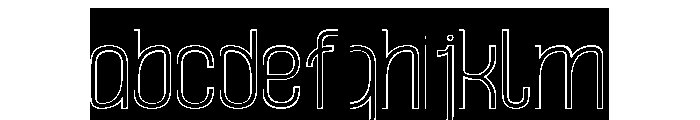 Hidden Beauty-Hollow-Inverse FONT