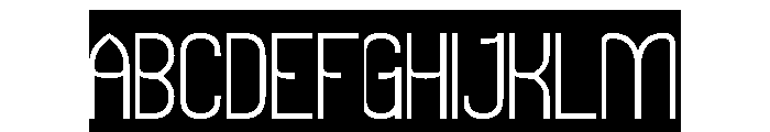 Hidden Beauty-Inverse Font UPPERCASE