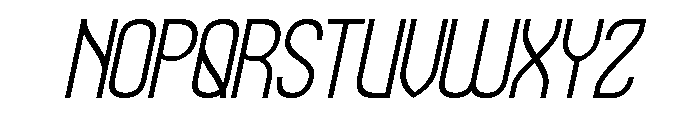 Hidden Beauty Italic Font UPPERCASE