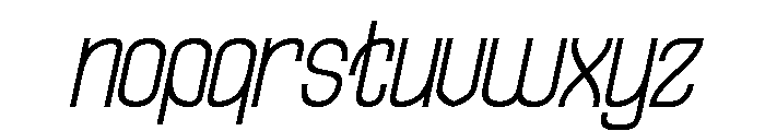 Hidden Beauty Italic Font LOWERCASE