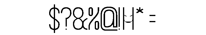 Hidden Beauty-Light Font OTHER CHARS