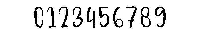 Hidden Handwriting Font OTHER CHARS
