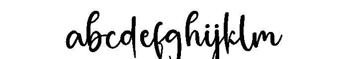 Hidden Handwriting FONT